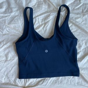 lululemon navy blue align tank top